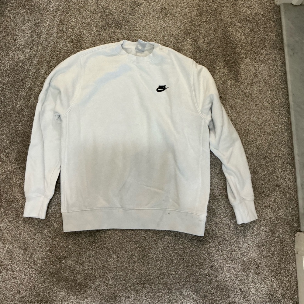 Men’s White Nike Crewneck